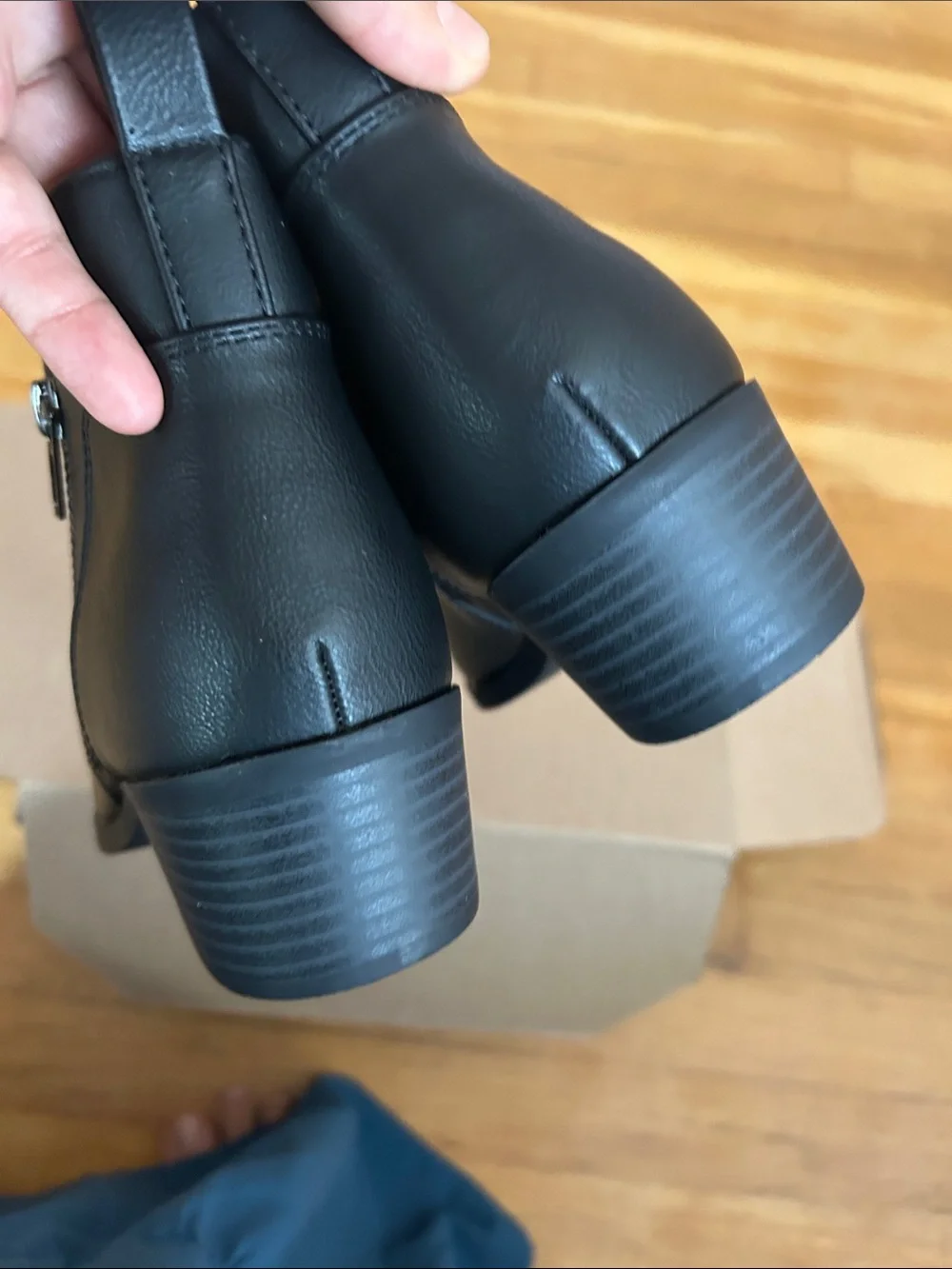 MySoft Women’s Black Ankle Boots - Classic Side-Zip Chelsea Style
